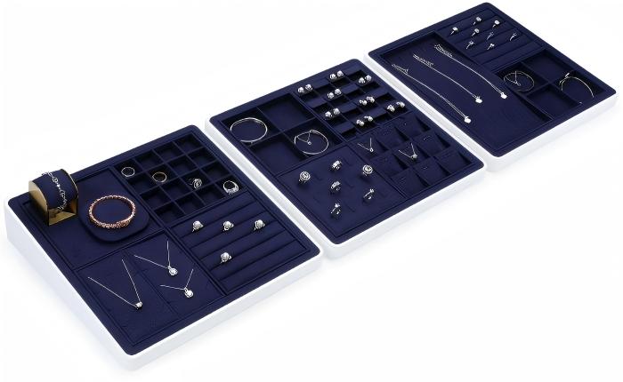 Custom Jewelry Display Tray System for Multi-Collection Retail Merchandising