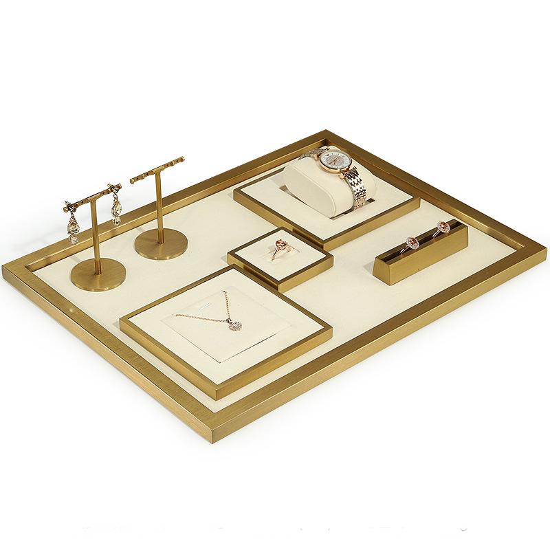 Custom Luxury Jewelry Display Tray with Modular Inserts